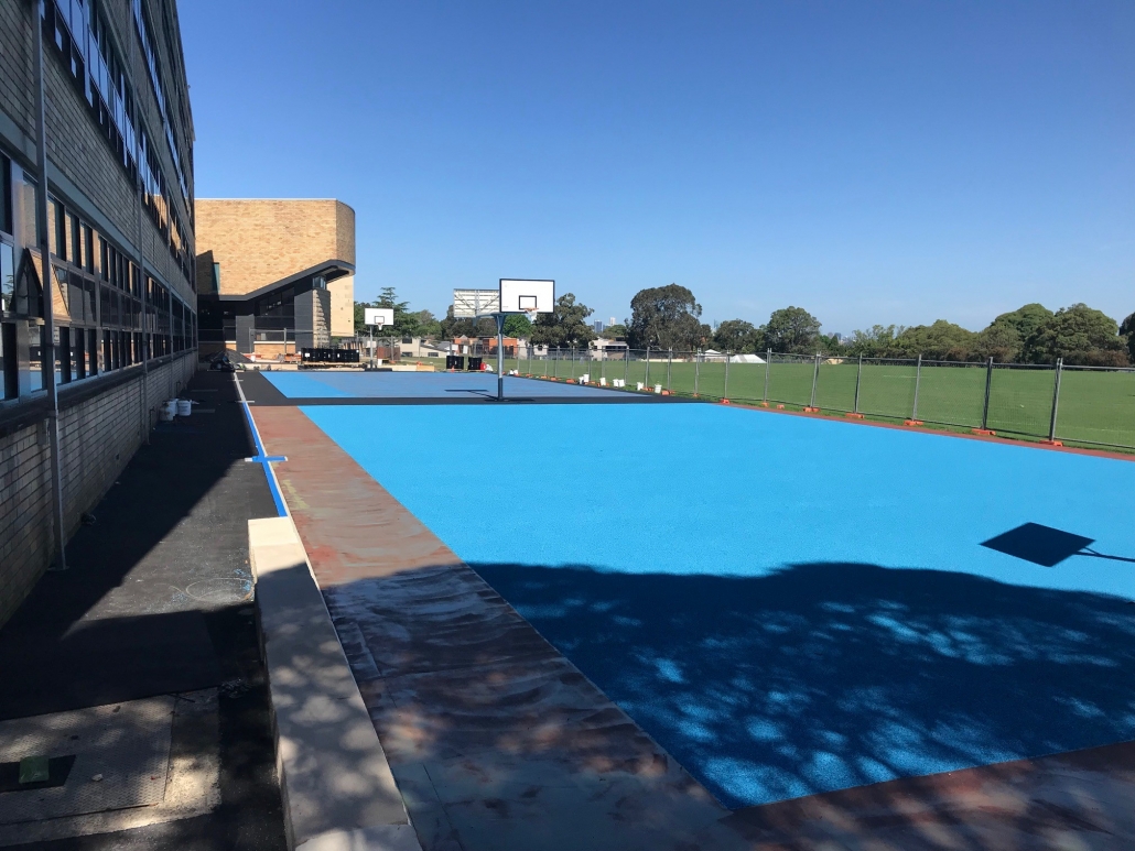 Spurtan BV Rubber Surface Basketball Court Craft