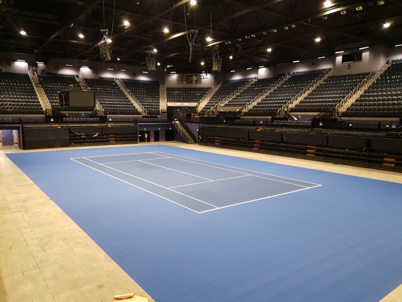 Portable Timber Tennis Court Court Craft