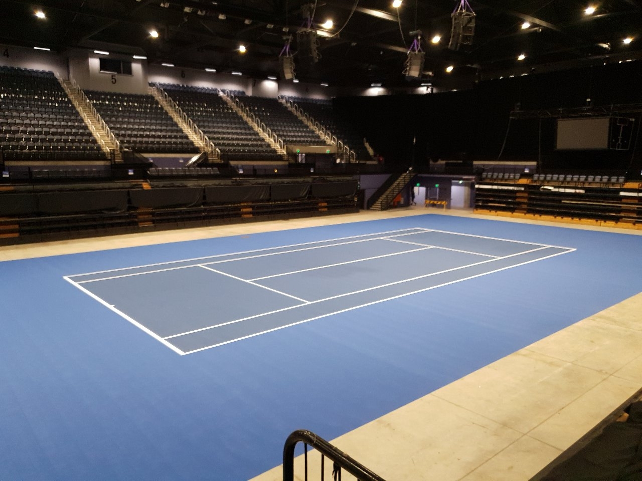 Portable Timber Tennis Court Court Craft