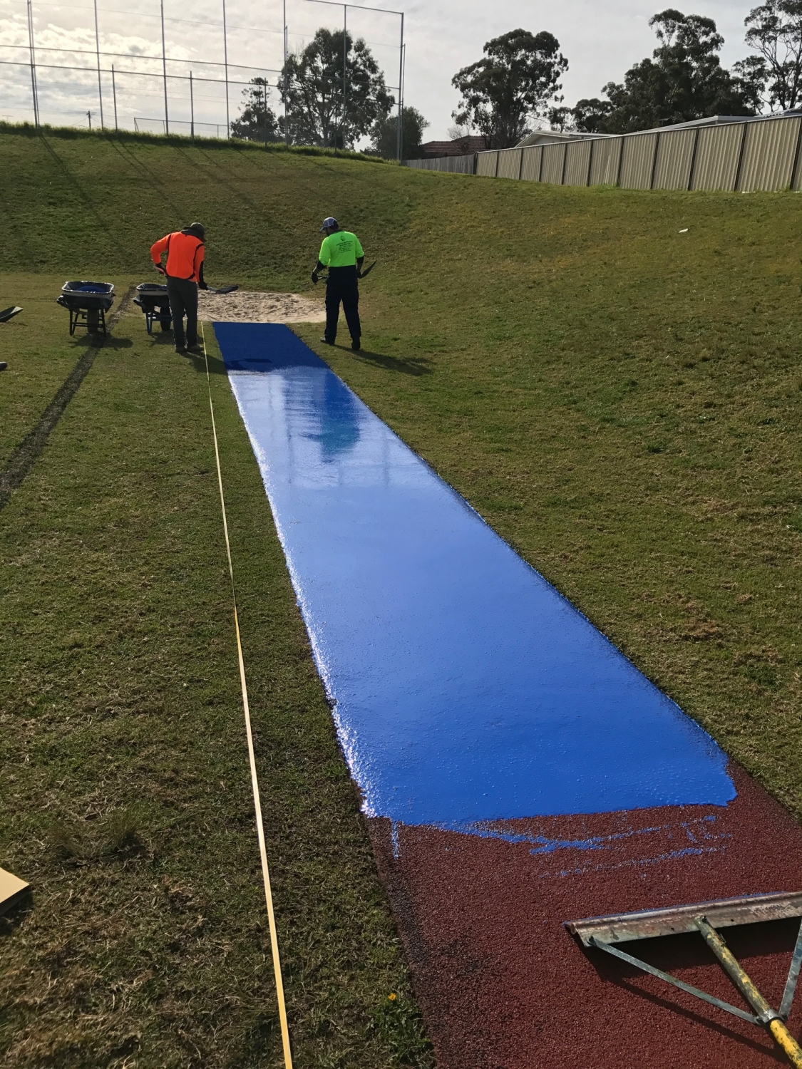 Rubber Running Track Court Craft