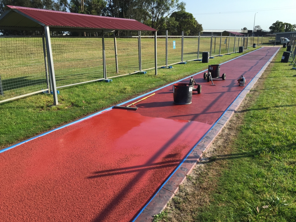Long Jump Track Construction Court Craft